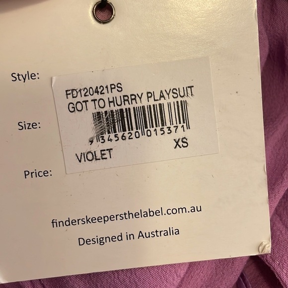 Finders Keepers Got To Hurry Romper - Picture 6 of 6